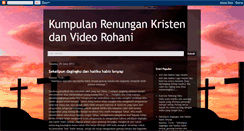 Desktop Screenshot of kumpulanrenungankristen.blogspot.com