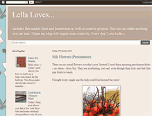Tablet Screenshot of lellalovescreativity.blogspot.com