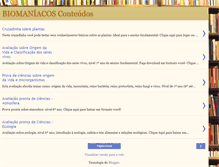 Tablet Screenshot of conteudobiomaniacos.blogspot.com