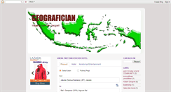 Desktop Screenshot of geografician.blogspot.com