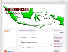 Tablet Screenshot of geografician.blogspot.com