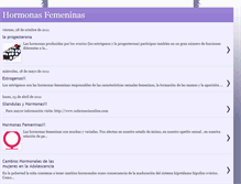 Tablet Screenshot of hormonas-femeninas.blogspot.com