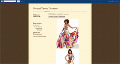 Desktop Screenshot of jovani-promdresses.blogspot.com