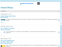 Tablet Screenshot of anandhmistry.blogspot.com