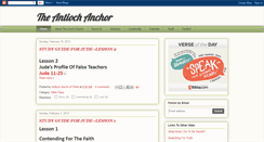 Desktop Screenshot of antiochanchor.blogspot.com