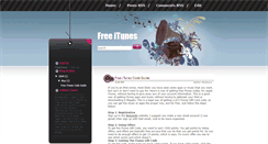 Desktop Screenshot of free-apple-itunes.blogspot.com
