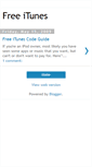 Mobile Screenshot of free-apple-itunes.blogspot.com