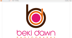 Desktop Screenshot of bekidawnphotography.blogspot.com