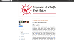 Desktop Screenshot of chippewasoframafirstnation.blogspot.com