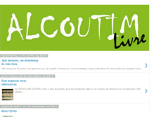 Tablet Screenshot of alcoutimlivre.blogspot.com