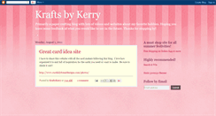 Desktop Screenshot of kraftsbykerry.blogspot.com