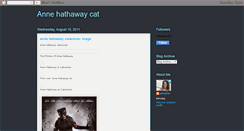 Desktop Screenshot of annehathawaycat.blogspot.com