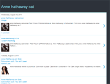 Tablet Screenshot of annehathawaycat.blogspot.com