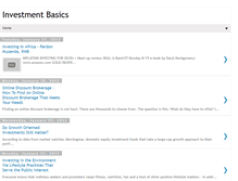 Tablet Screenshot of investmentadvicedaily.blogspot.com