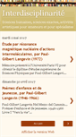 Mobile Screenshot of interdisciplinarite.blogspot.com