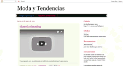Desktop Screenshot of mundomodaytendencias.blogspot.com