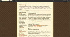 Desktop Screenshot of cratoscopio.blogspot.com