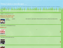 Tablet Screenshot of donaluciaaescolaqueacontece.blogspot.com