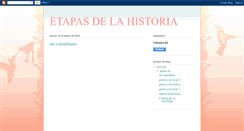 Desktop Screenshot of etapashistoricas.blogspot.com