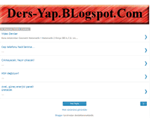Tablet Screenshot of ders-yap.blogspot.com