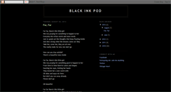 Desktop Screenshot of blackinkpod.blogspot.com