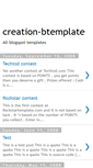 Mobile Screenshot of creation-btemplate.blogspot.com