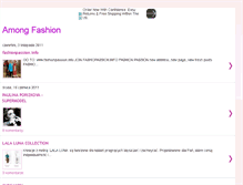 Tablet Screenshot of amongfashion.blogspot.com