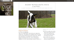 Desktop Screenshot of dairywiveshavenicecalves.blogspot.com