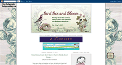 Desktop Screenshot of birdbeeandbloom.blogspot.com