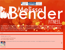 Tablet Screenshot of fitnessbender.blogspot.com