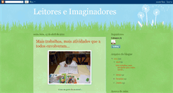 Desktop Screenshot of leitoresimaginadores.blogspot.com