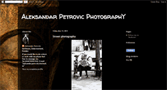 Desktop Screenshot of aleksandarpetrovicphoto.blogspot.com