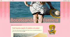 Desktop Screenshot of boceteandomiesencia.blogspot.com