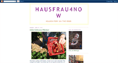 Desktop Screenshot of hausfrau4now.blogspot.com