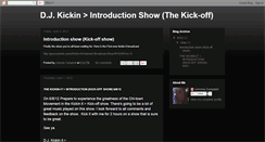 Desktop Screenshot of djkickinitright.blogspot.com