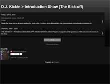Tablet Screenshot of djkickinitright.blogspot.com