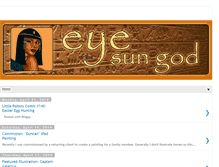 Tablet Screenshot of eyeofthesungod.blogspot.com