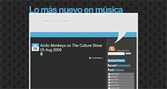 Desktop Screenshot of musicamasnueva.blogspot.com