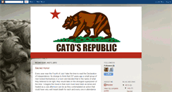 Desktop Screenshot of catosrepublic.blogspot.com