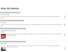 Tablet Screenshot of geanine-meuspontinhos.blogspot.com