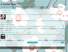 Tablet Screenshot of acertainstep.blogspot.com