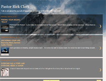 Tablet Screenshot of pastorrickclark.blogspot.com