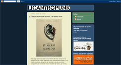 Desktop Screenshot of licantropunk.blogspot.com