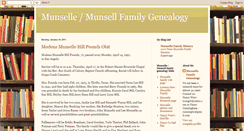 Desktop Screenshot of munsellefamilygenealogy.blogspot.com