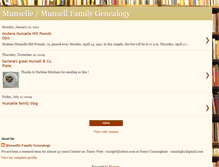 Tablet Screenshot of munsellefamilygenealogy.blogspot.com