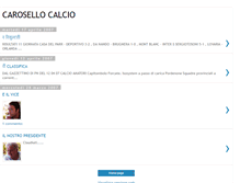 Tablet Screenshot of carosellocalcio.blogspot.com