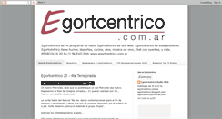 Desktop Screenshot of egortcentrico.blogspot.com