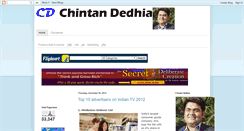 Desktop Screenshot of chintan-dedhia.blogspot.com