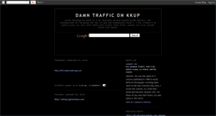 Desktop Screenshot of damntraffic.blogspot.com