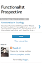 Mobile Screenshot of functionalistprospective.blogspot.com